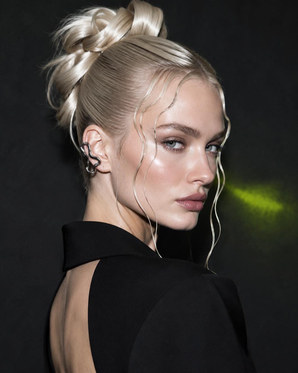 Platinblondes Event-Styling von Loop Studio